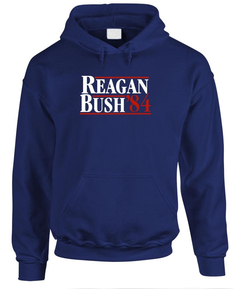 Reagan Bush 84 — Navy Hoodie — front