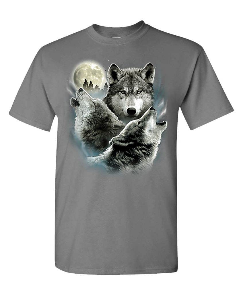 Howling in the Night — Charcoal T-Shirt — front