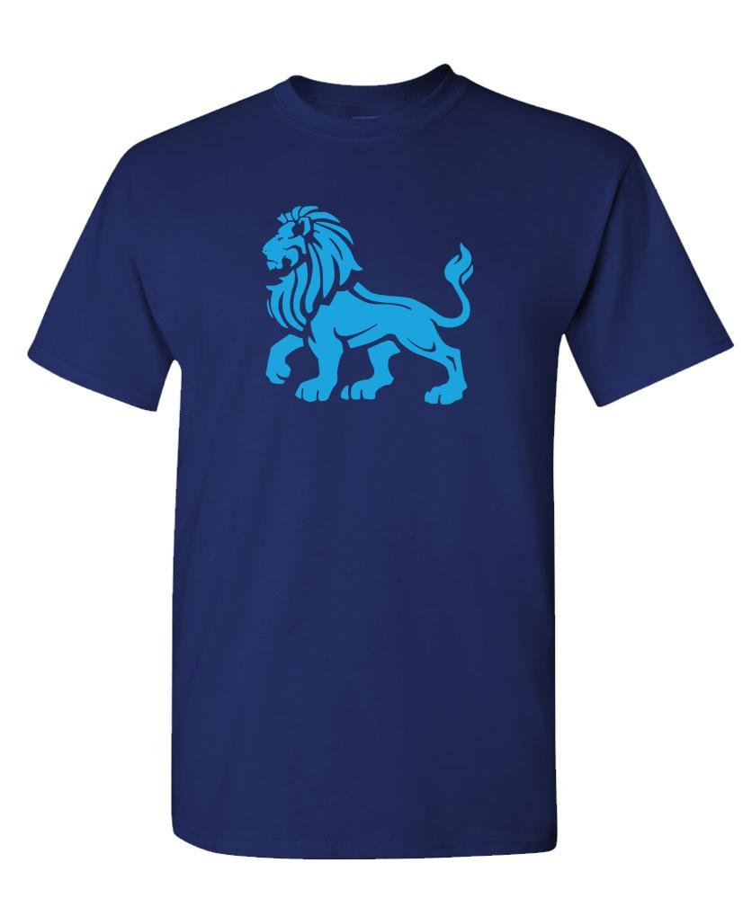 Blue Lion Passant — Navy T-Shirt — front