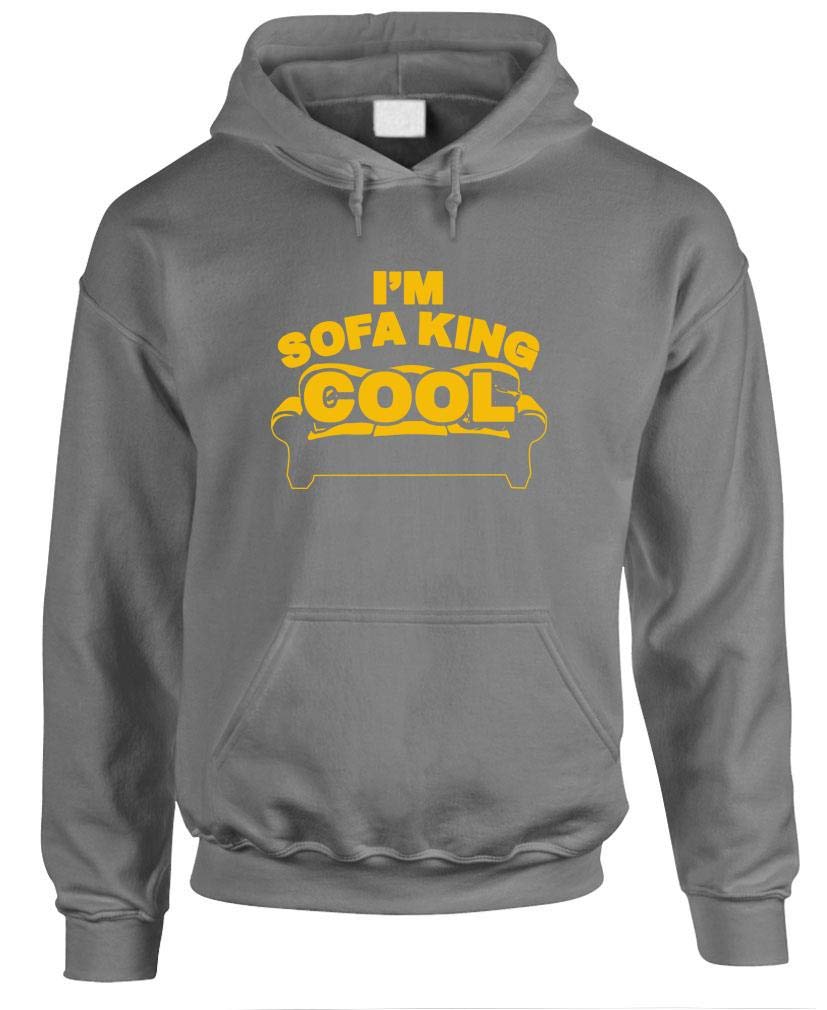 I'm Sofa King Cool — Charcoal Hoodie — front