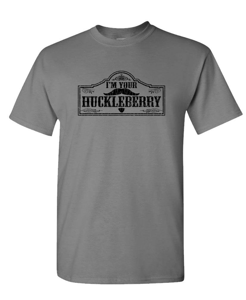 I Am Your Huckleberry — Charcoal T-Shirt — front