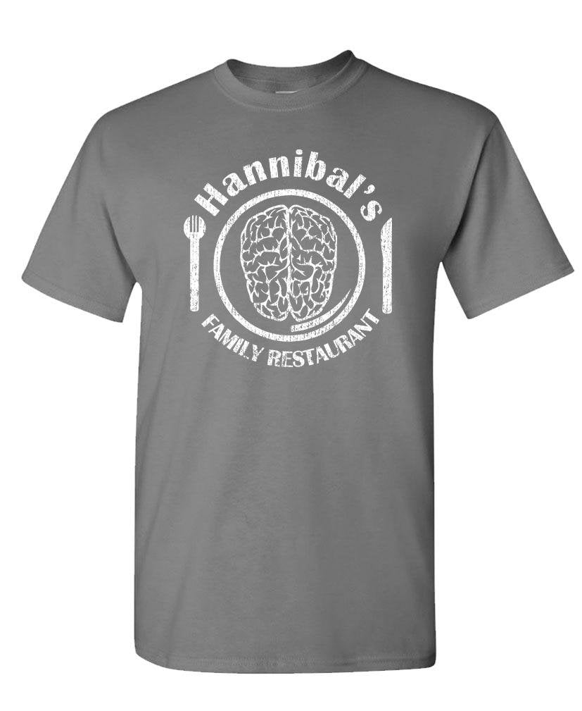 Hannibal's Family Restaurant — Charcoal T-Shirt — front