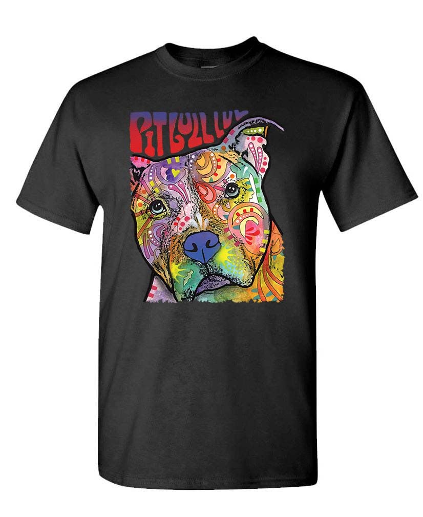 Pitbull Luv — Black T-Shirt — front