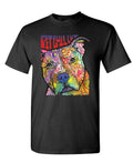Pitbull Luv — Black T-Shirt — front