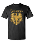 Deutschland Golden Eagle — Black T-Shirt — front