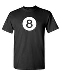 Eight Ball — Black T-Shirt — front