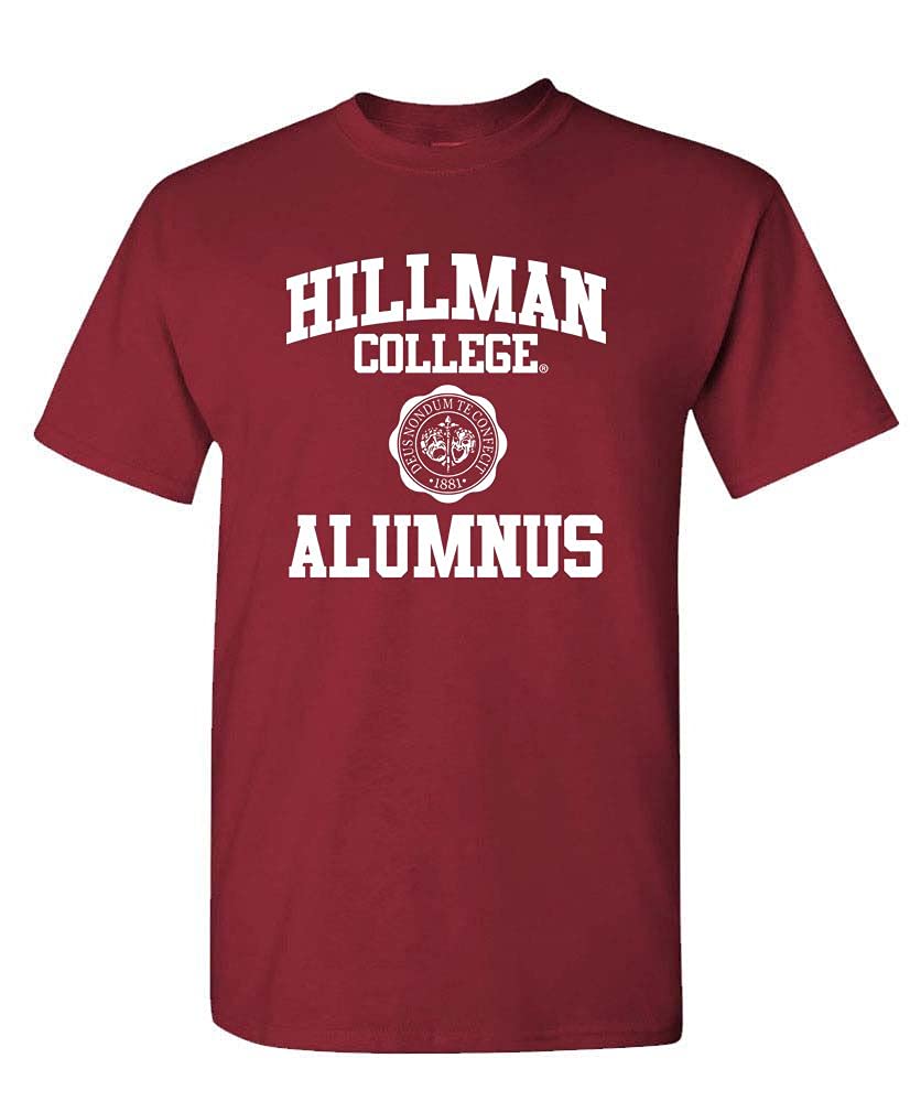 Hillman College Alumnus — Maroon T-Shirt — front