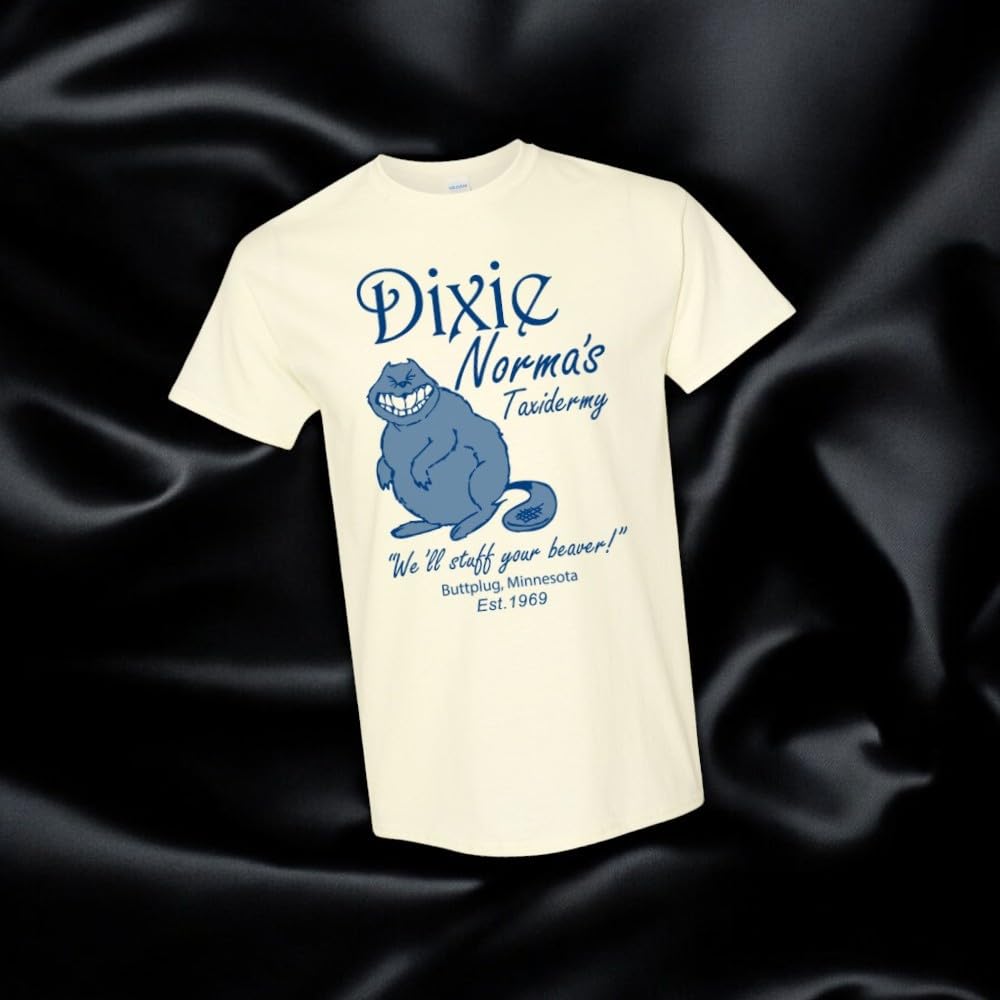 Dixie Norma's Taxidermy — Off White T-Shirt — existing lifestyle 1