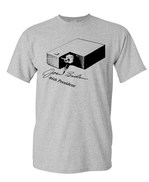 Autopen Joe — Sport Gray T-Shirt — front