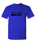 Fart Loading 86 Percent — Royal Blue T-Shirt — front