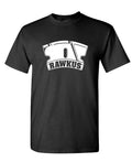 Rawkus Razor Graphic — Black T-Shirt — front