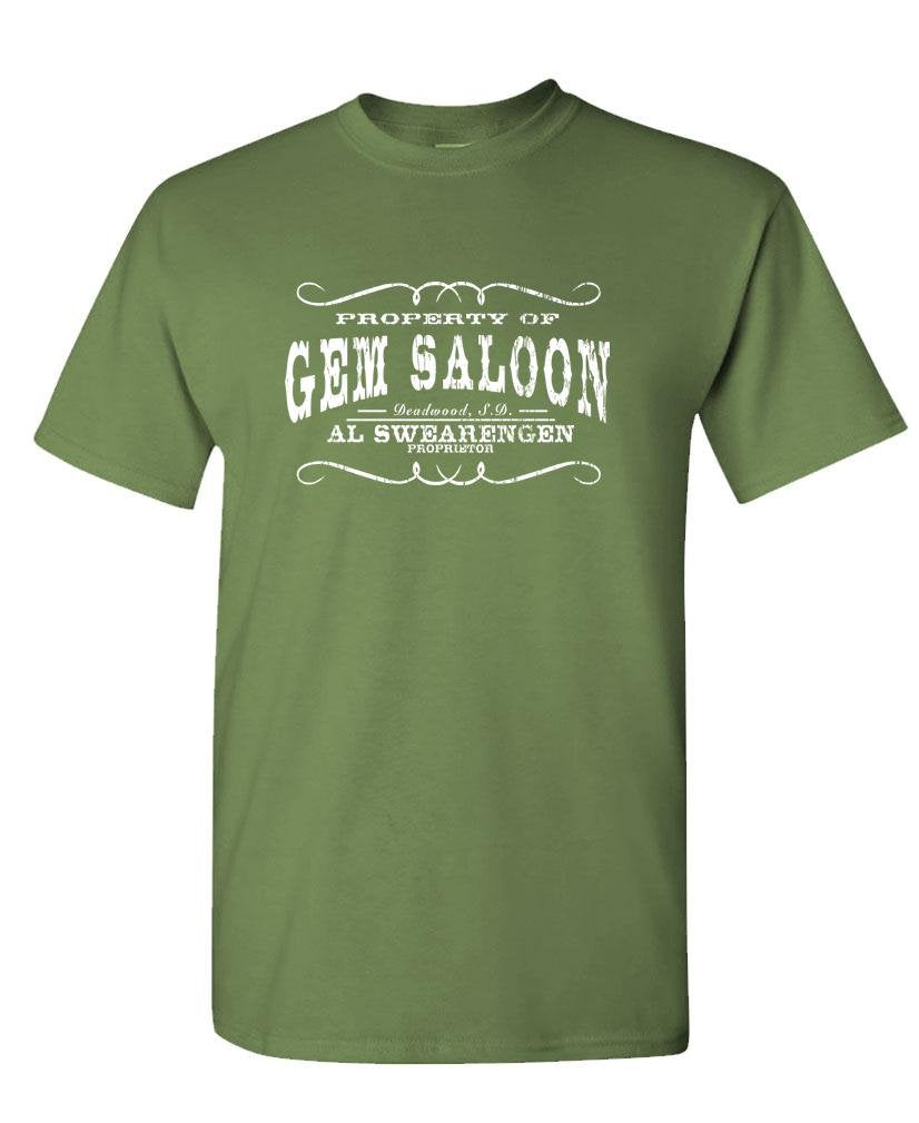 Gem Saloon — Army T-Shirt — front