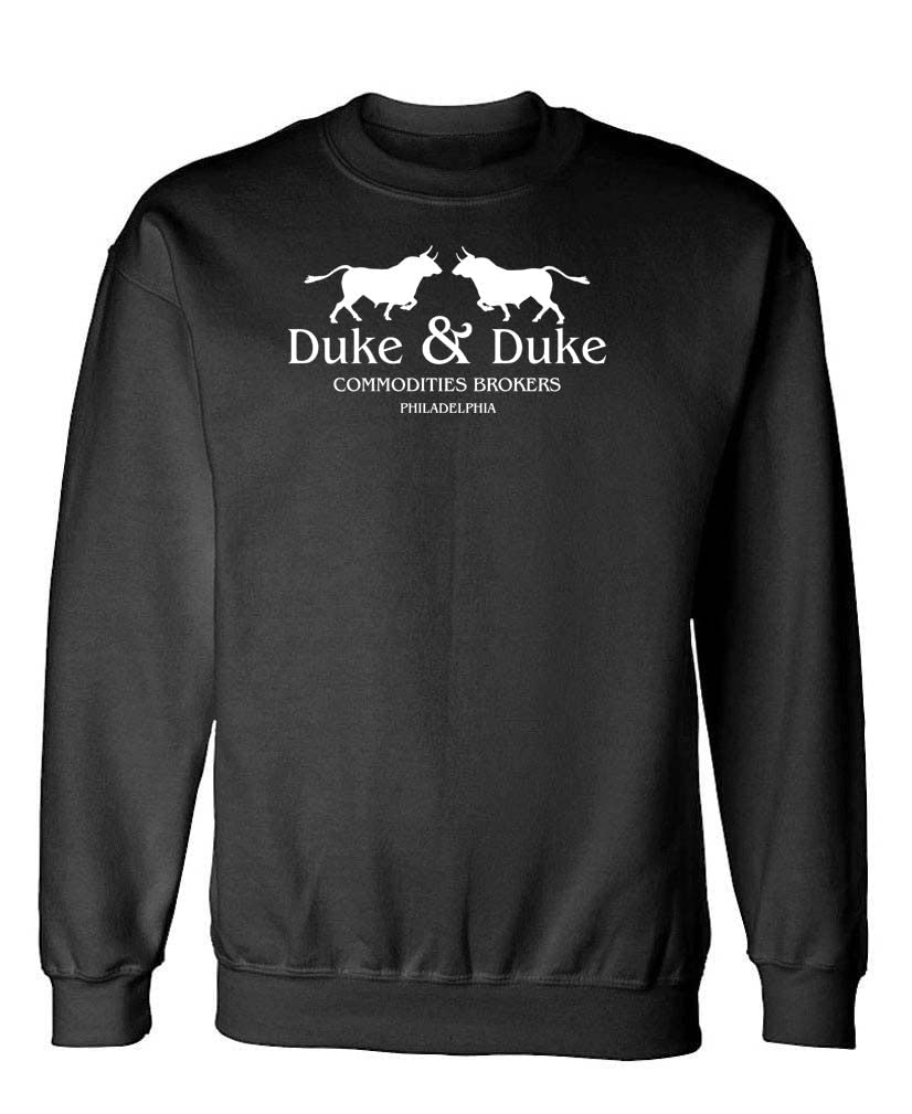 Duke and Duke Commodities Brokers — Black Sweatshirt — front