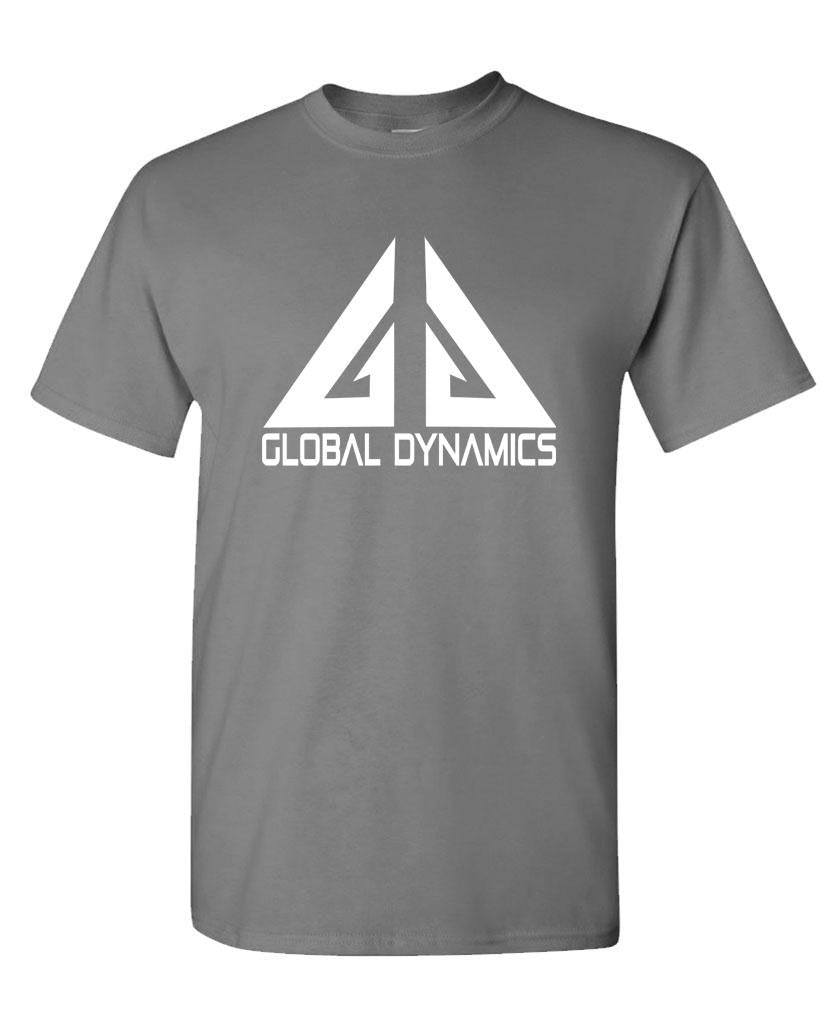 Global Dynamics — Charcoal T-Shirt — front
