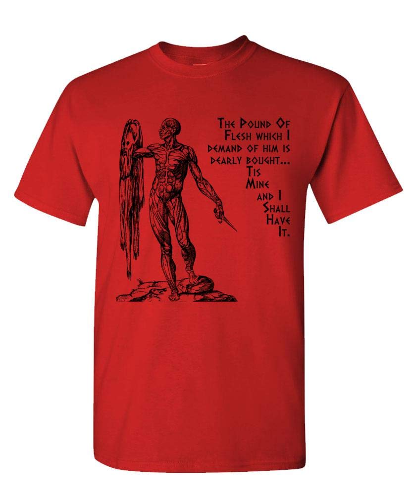 Pound of Flesh — Red T-Shirt — front