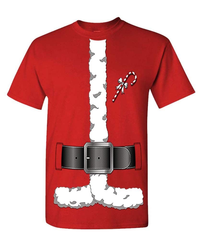 Santa Claus Suit Costume — Red T-Shirt — front