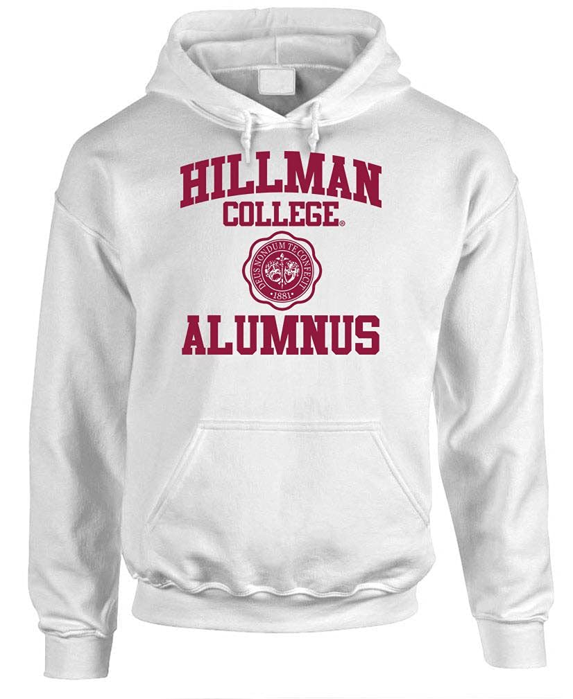 Hillman College Alumnus — White Hoodie — front