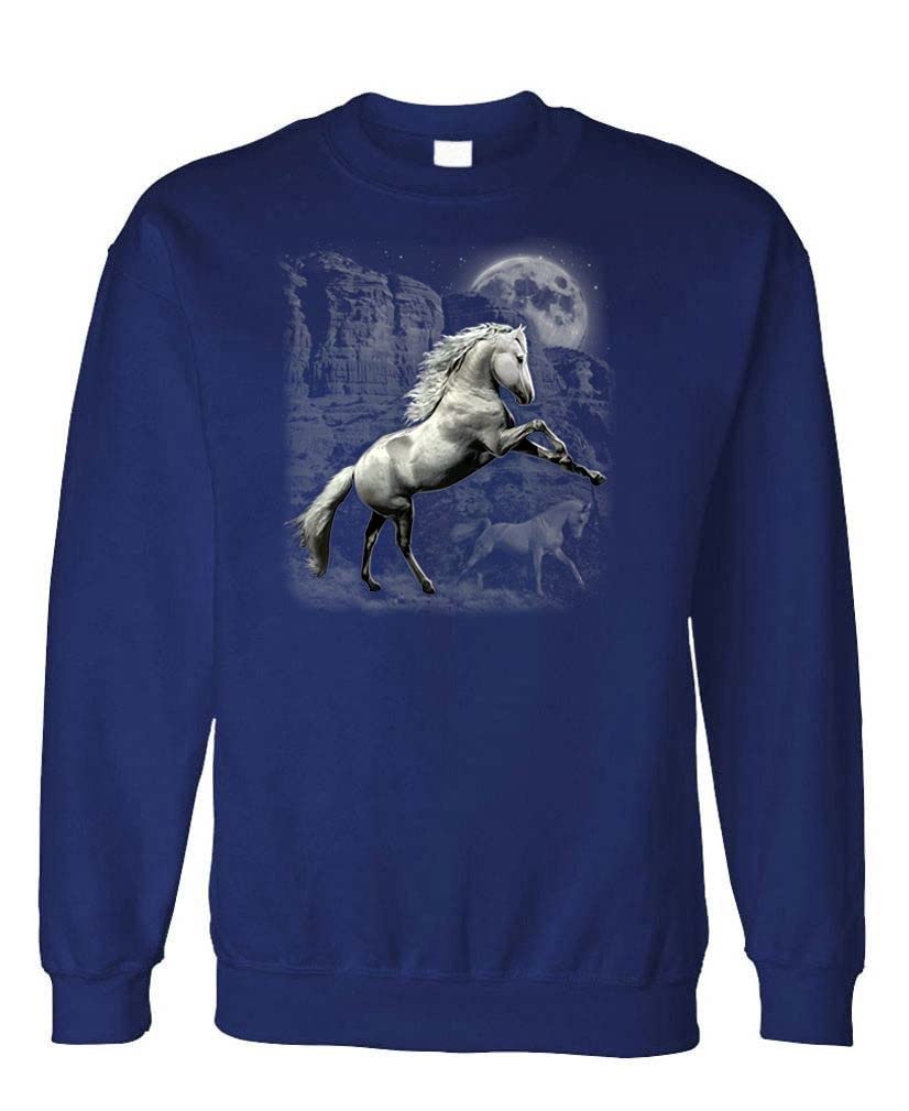 White Horse Wilderness — Navy Sweatshirt — front