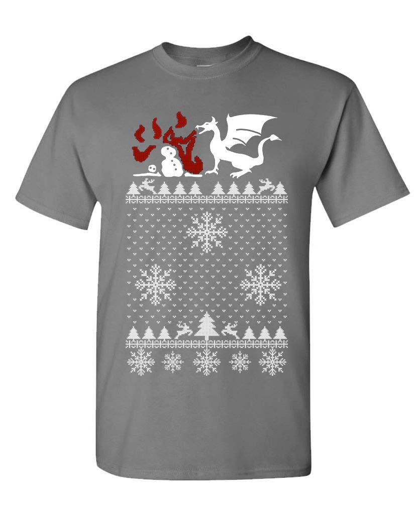 Funny Dragon — Charcoal T-Shirt — front
