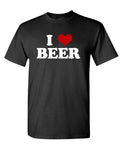 I Love Beer — Black T-Shirt — front