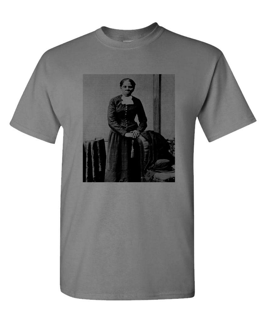 Harriet Tubman Portrait — Charcoal T-Shirt — front