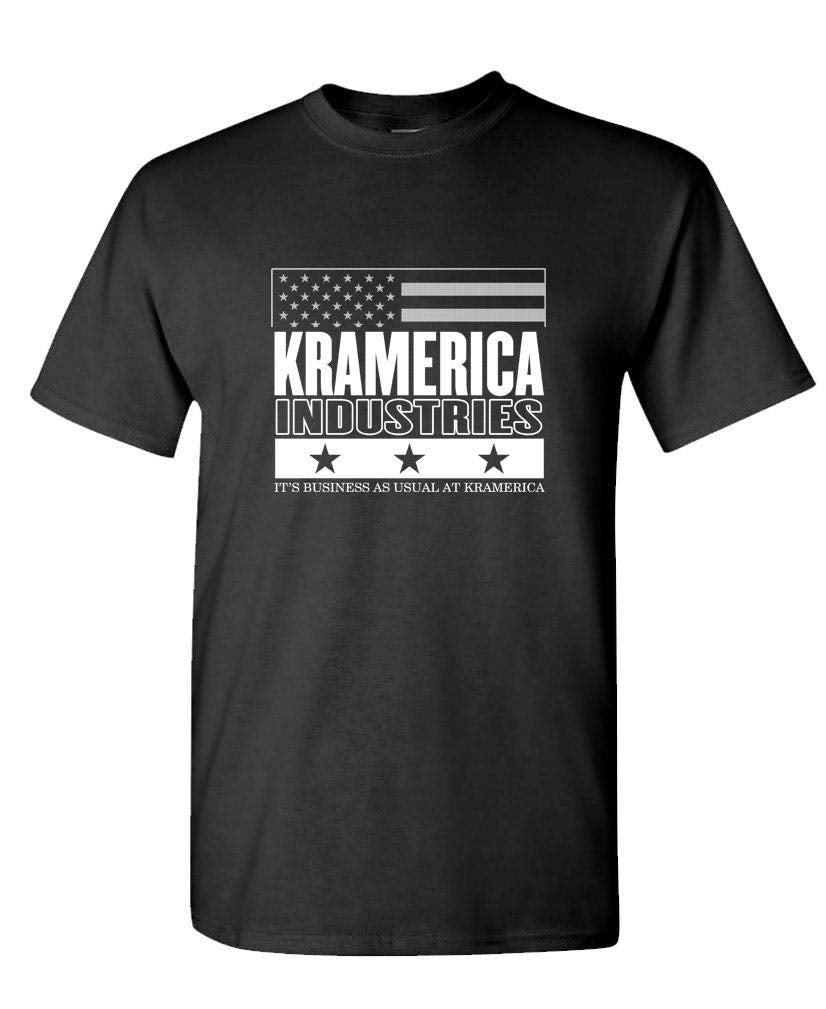 Kramerica Industries — Black T-Shirt — front