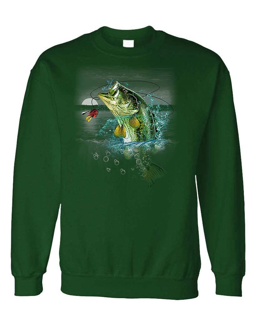 Bass Wilderness — Forest Green Sweatshirt — front