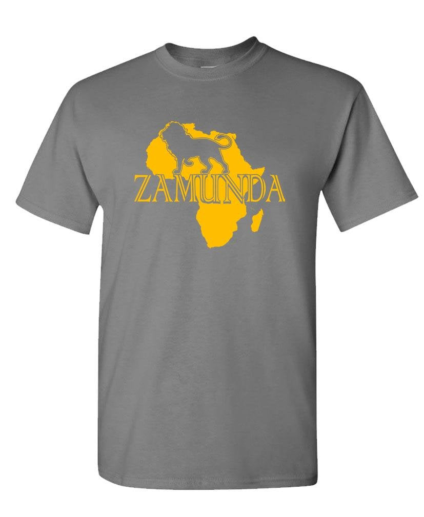 Zamunda Map — Charcoal T-Shirt — front