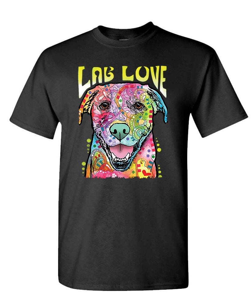 Lab Love — Black T-Shirt — front