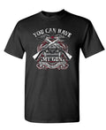 Cold Dead Fingers — Black T-Shirt — front