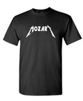 Mozart Rock Lettering — Black T-Shirt — front