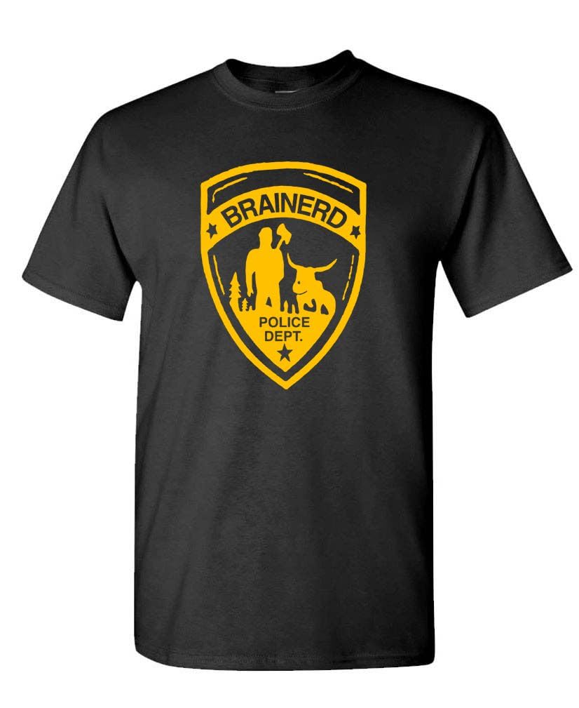 Brainerd Police Department — Black T-Shirt — front