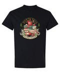 North Pole Book Club — Black T-Shirt — front