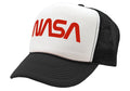 NASA — Black Trucker Hat — front