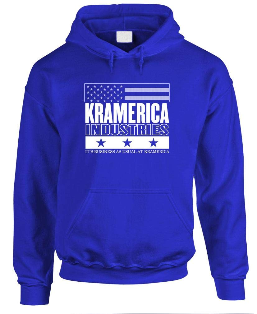 Kramerica Industries — Royal Blue Hoodie — front