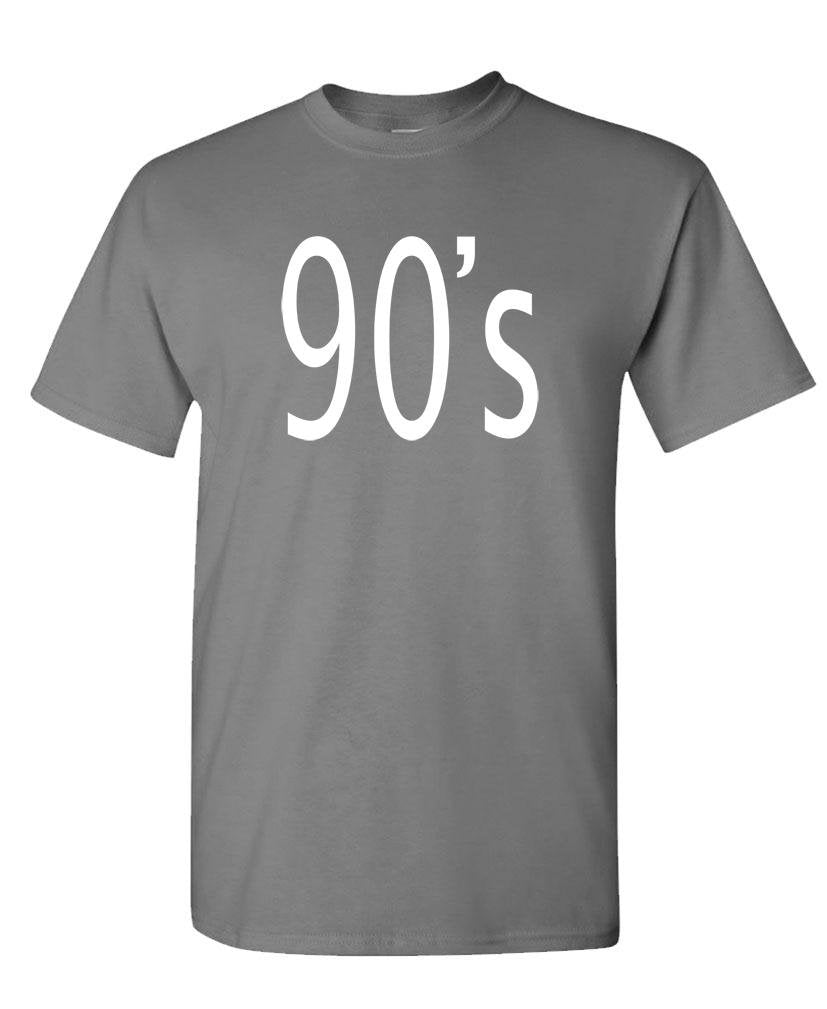 90s Lettering — Charcoal T-Shirt — front