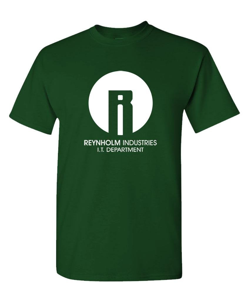 Reynholm Industries IT Department — Forest Green T-Shirt — front