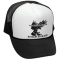 Nighthawk — Black Trucker Hat — front