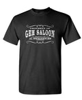 Gem Saloon — Black T-Shirt — front