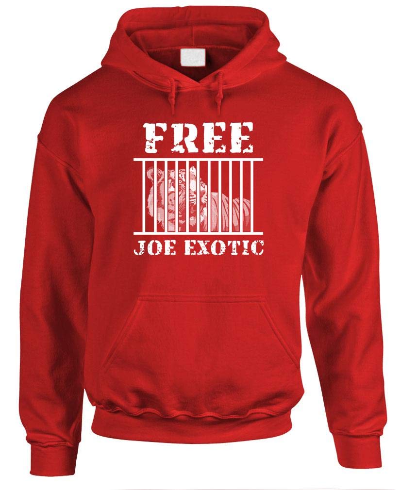 Free Joe Exotic — Red Hoodie — front