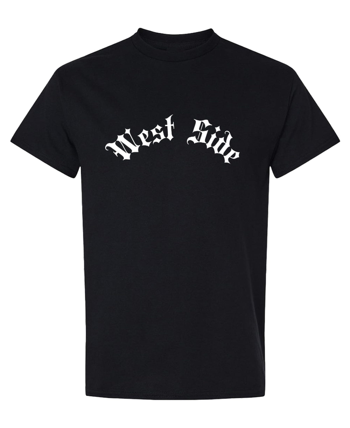 West Side — Black T-Shirt — front