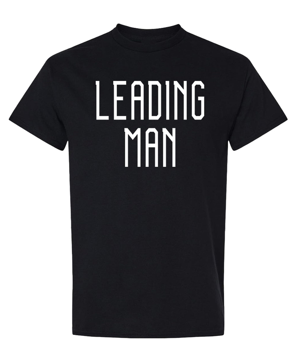Leading Man — Black T-Shirt — front