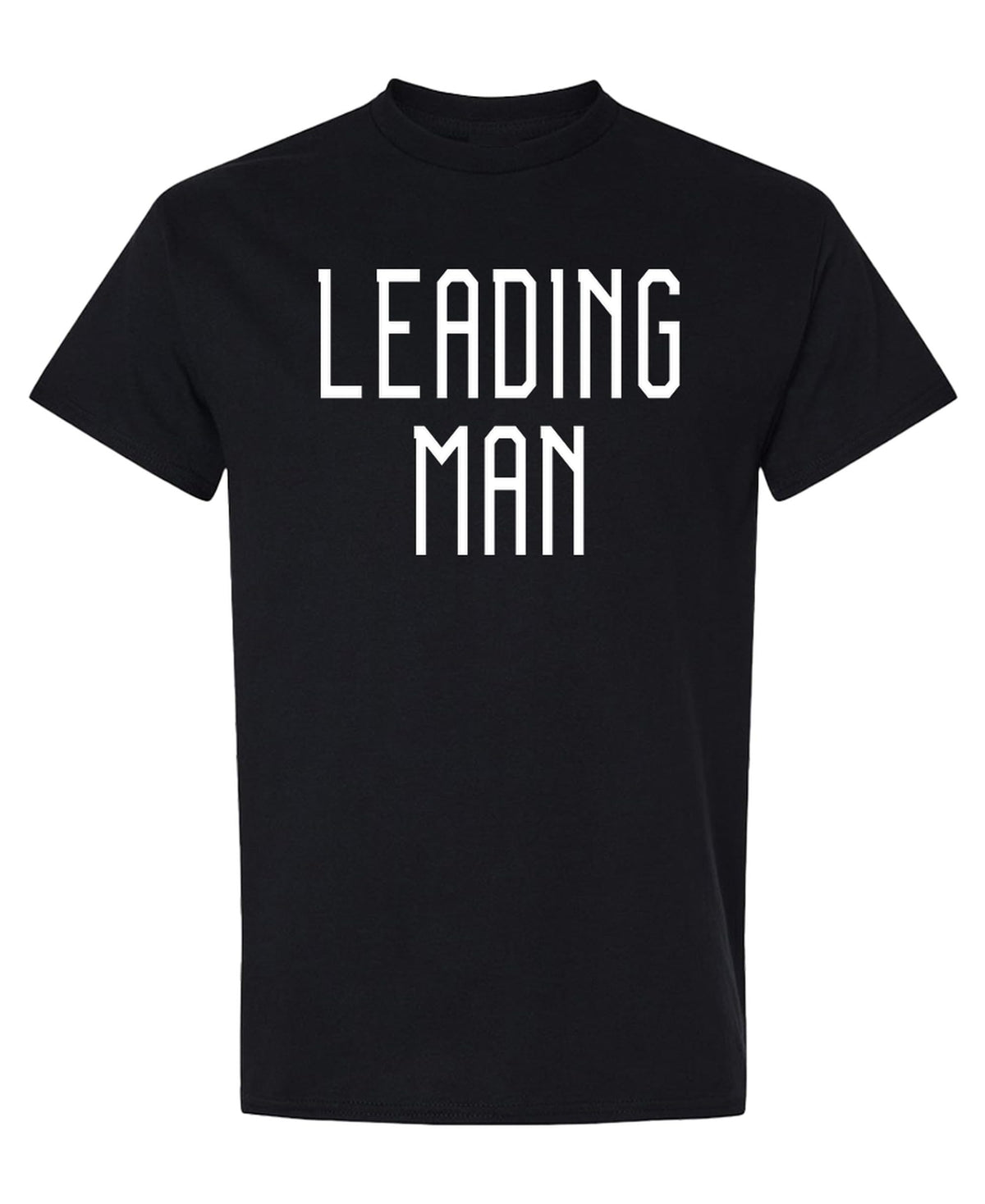 Leading Man — Black T-Shirt — front