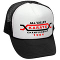 All Valley Karate Championship — Black Trucker Hat — front