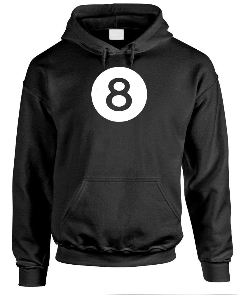 Eight Ball — Black Hoodie — front