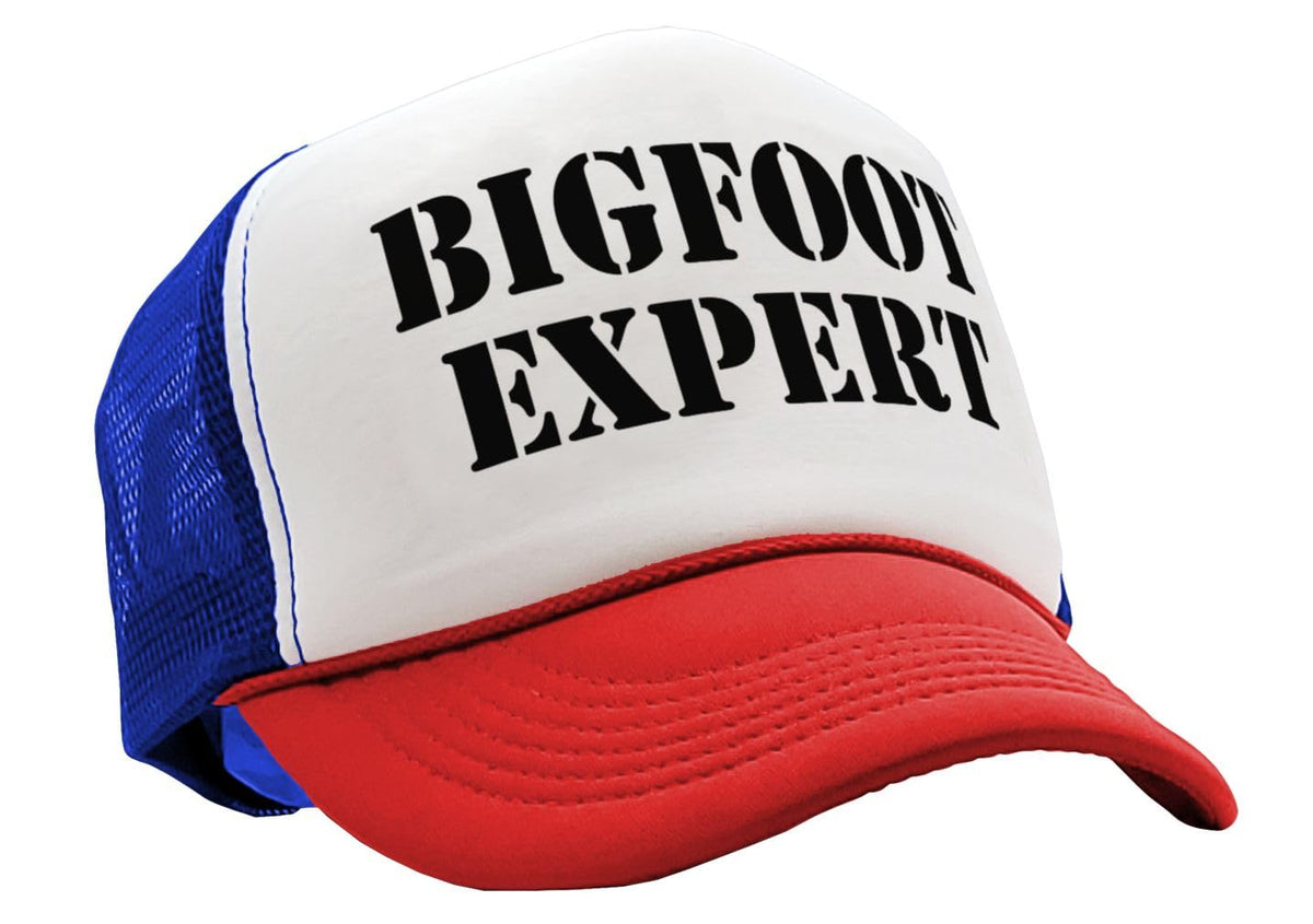 Bigfoot Expert — RWB Trucker Hat — front