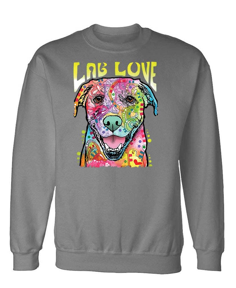 Lab Love — Charcoal Sweatshirt — front