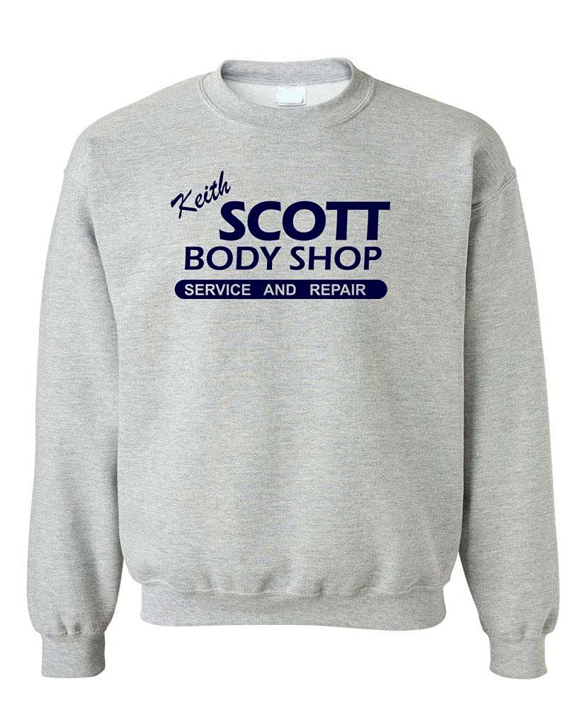 Keith Scott Body Shop — Sport Gray Sweatshirt — front