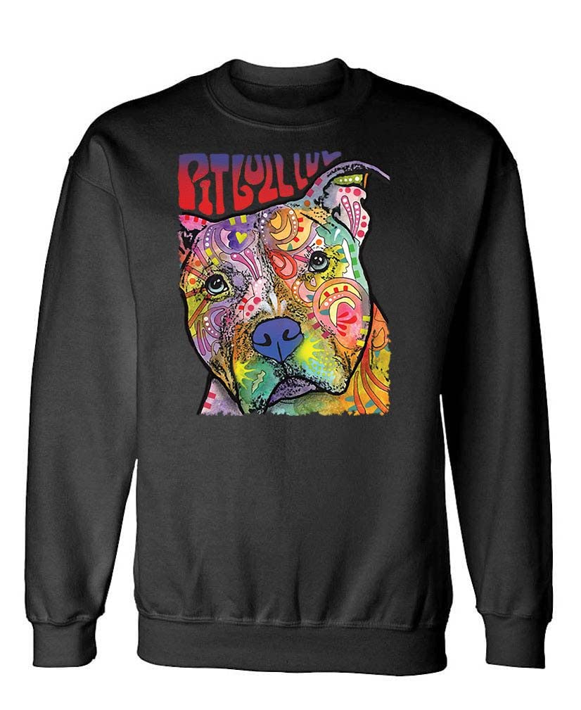 Pitbull Luv — Black Sweatshirt — front