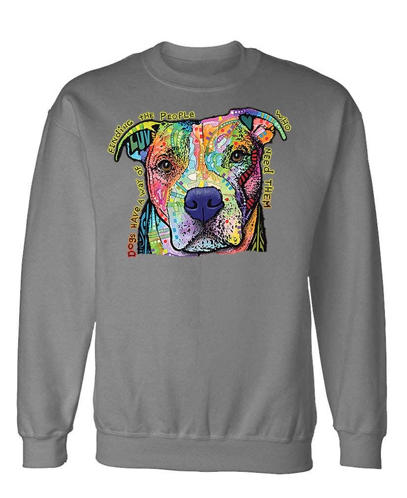 Dogs Have a Way — Charcoal Sweatshirt — front